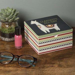 Llamaste - Wooden Hinged Box